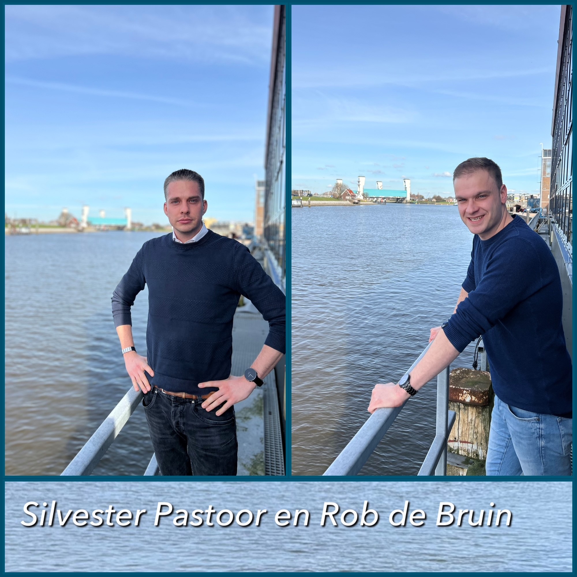 Silvester Pastoor en Rob de Bruin